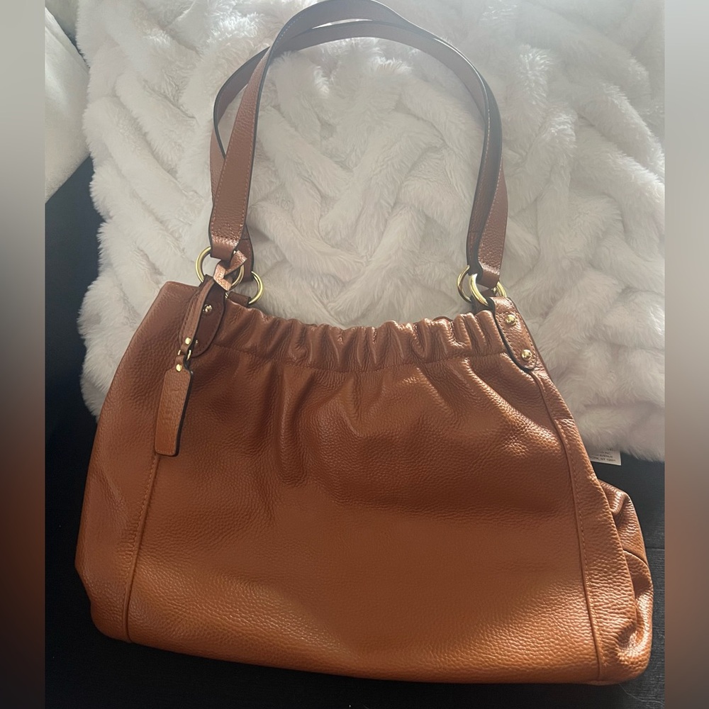 Brown Leather Shoulder Bag